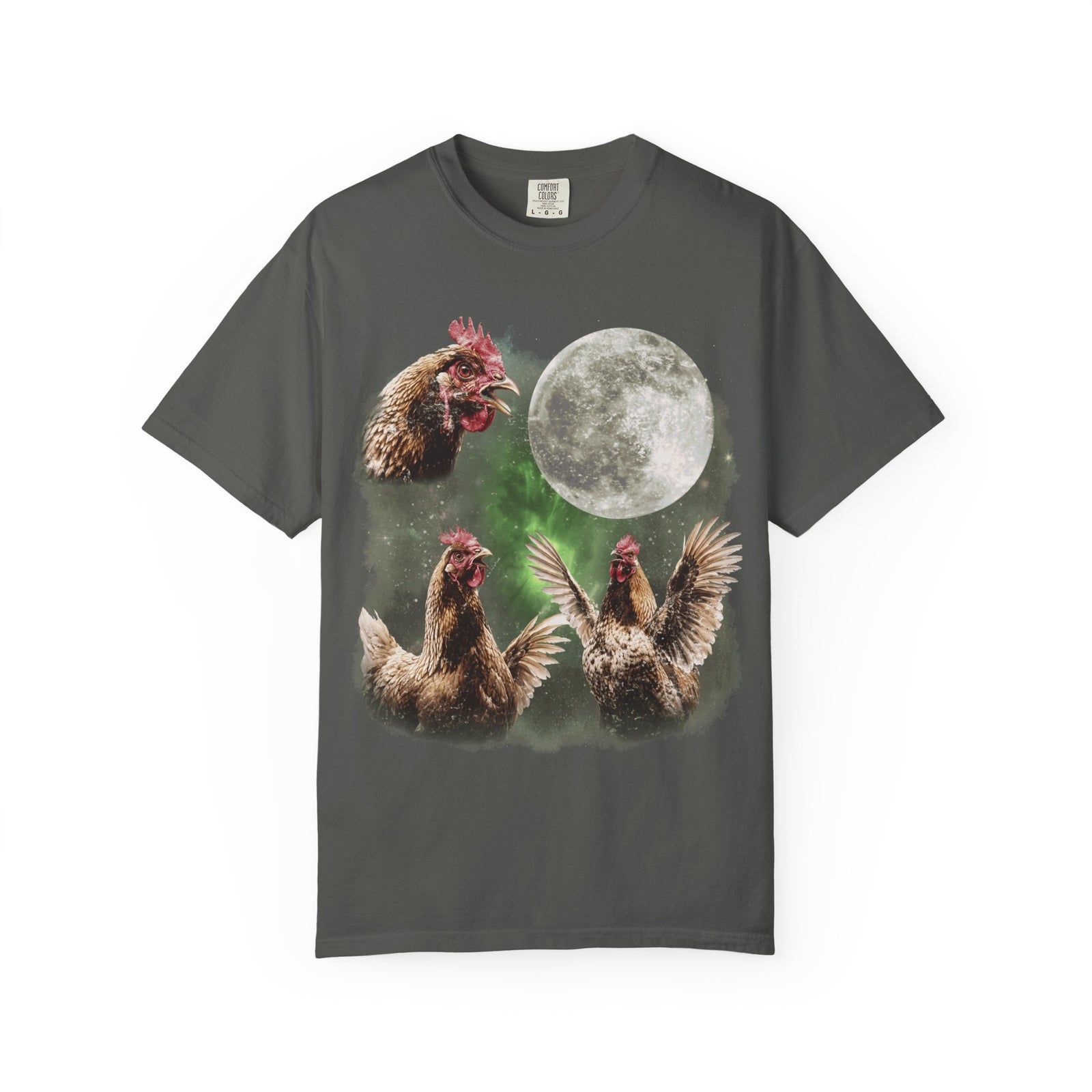 Howling Chickens Moon meme T-Shirt