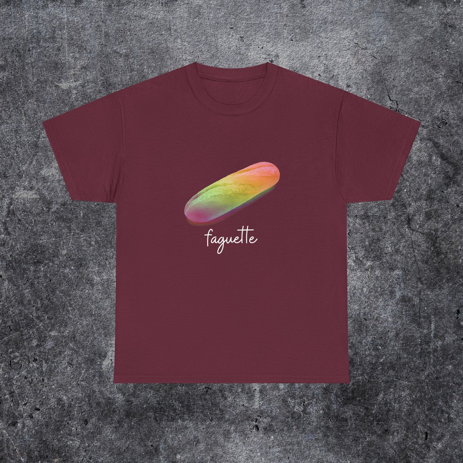 Funny Pride French Gay Joke Unisex Tee | LGBT Baguette joke T-Shirt