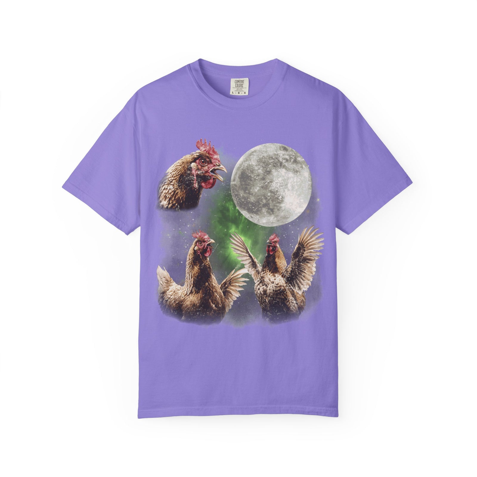 Howling Chickens Moon meme T-Shirt