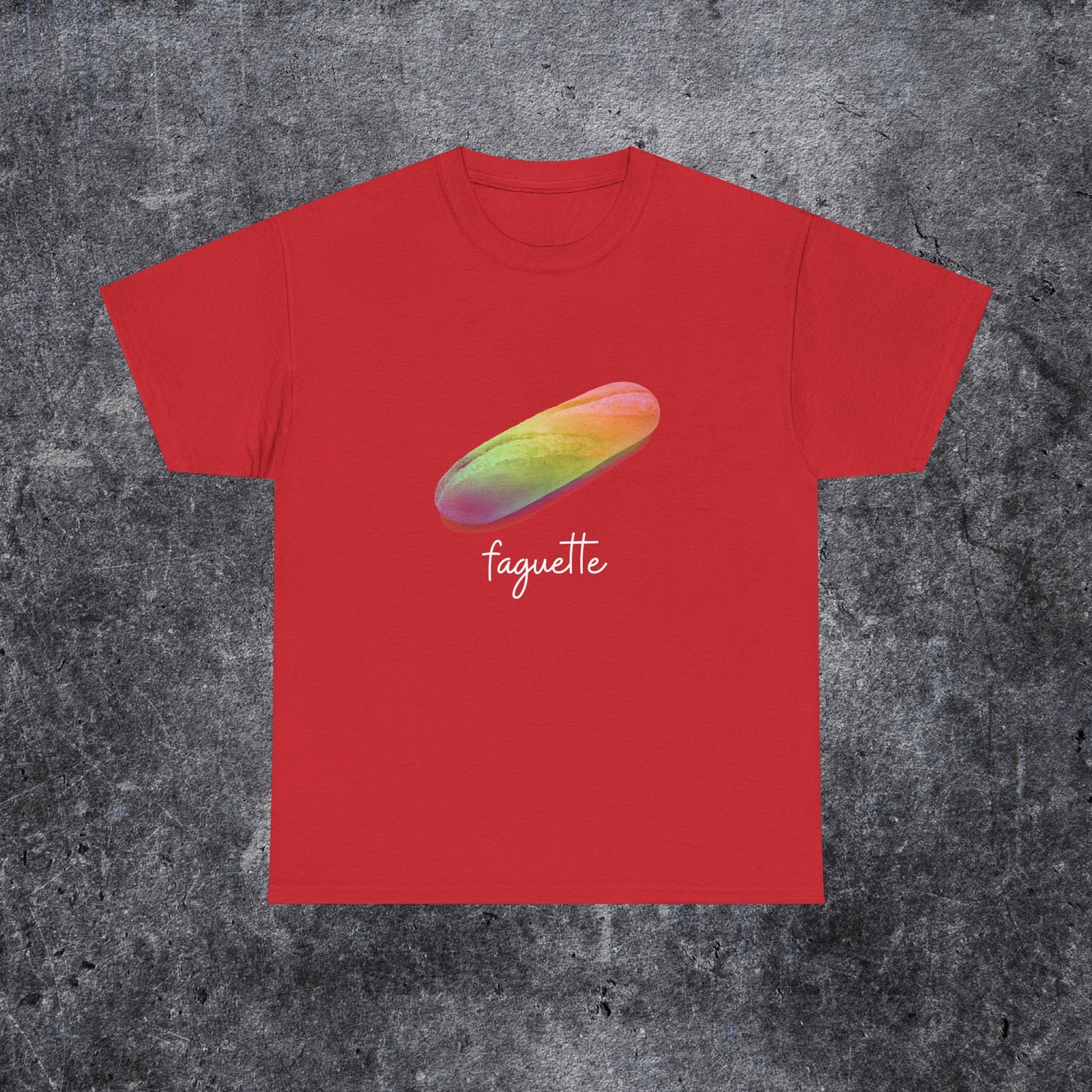 Funny Pride French Gay Joke Unisex Tee | LGBT Baguette joke T-Shirt