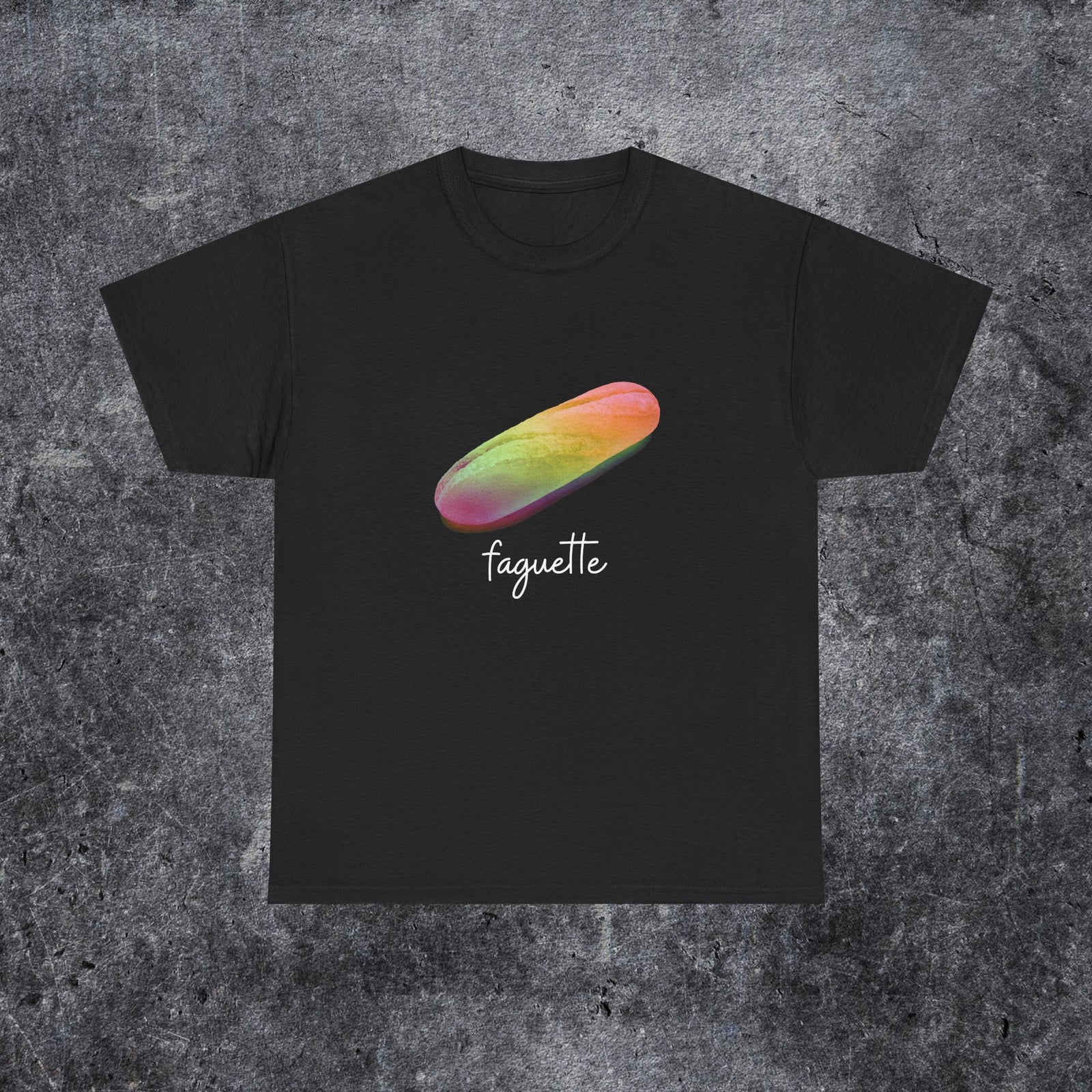Funny Pride French Gay Joke Unisex Tee | LGBT Baguette joke T-Shirt