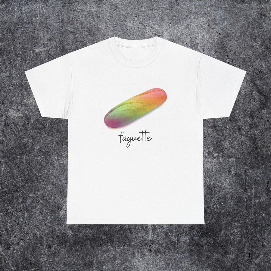 Funny Pride French Gay Joke Unisex Tee | LGBT Baguette joke T-Shirt