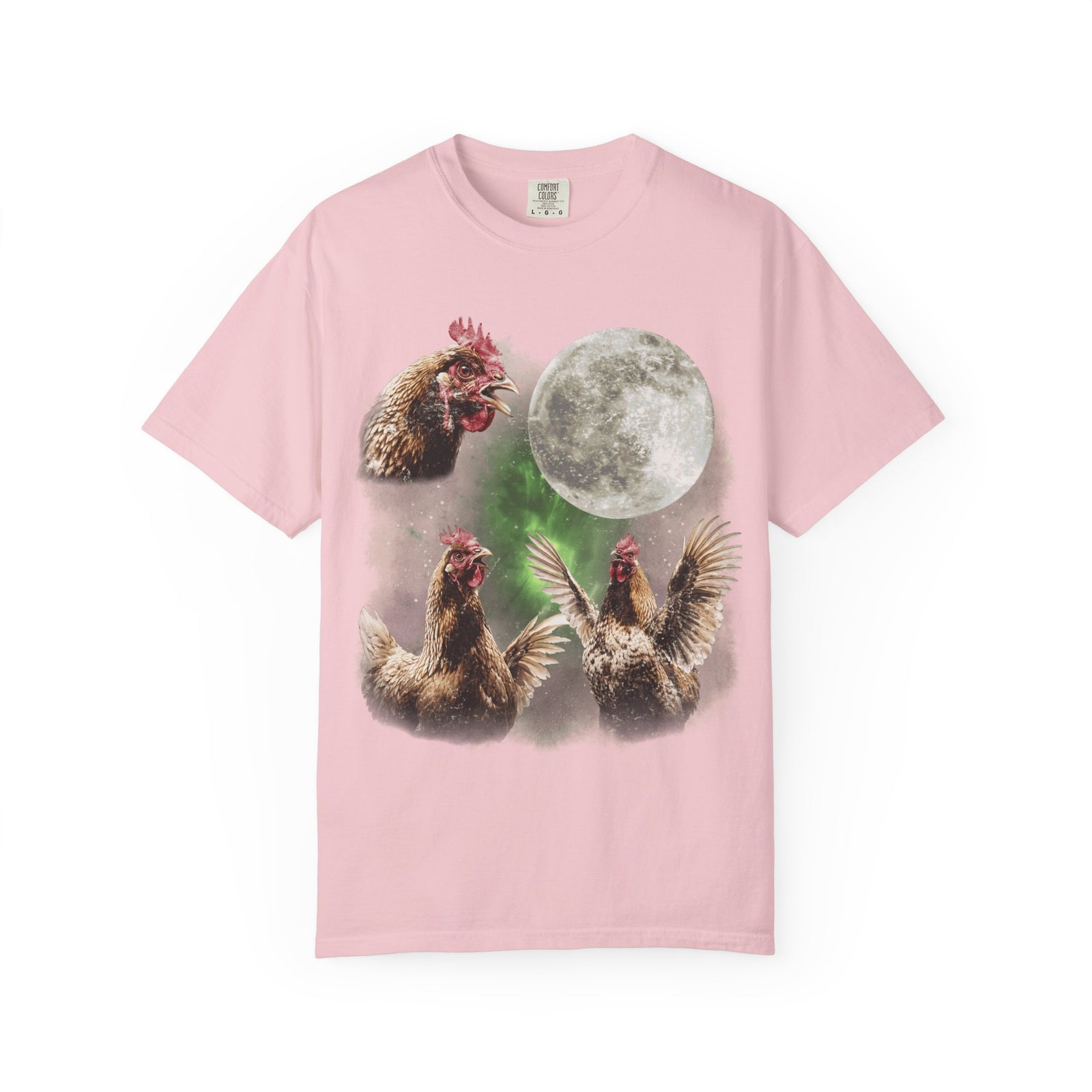 Howling Chickens Moon meme T-Shirt