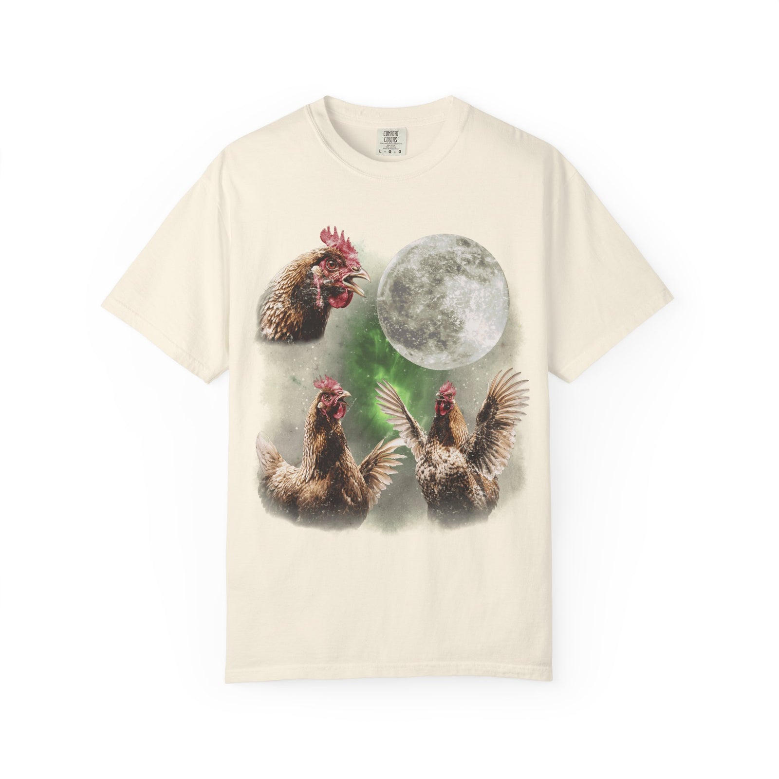 Howling Chickens Moon meme T-Shirt