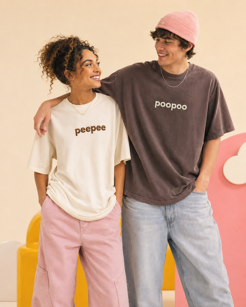 Funny matching tees