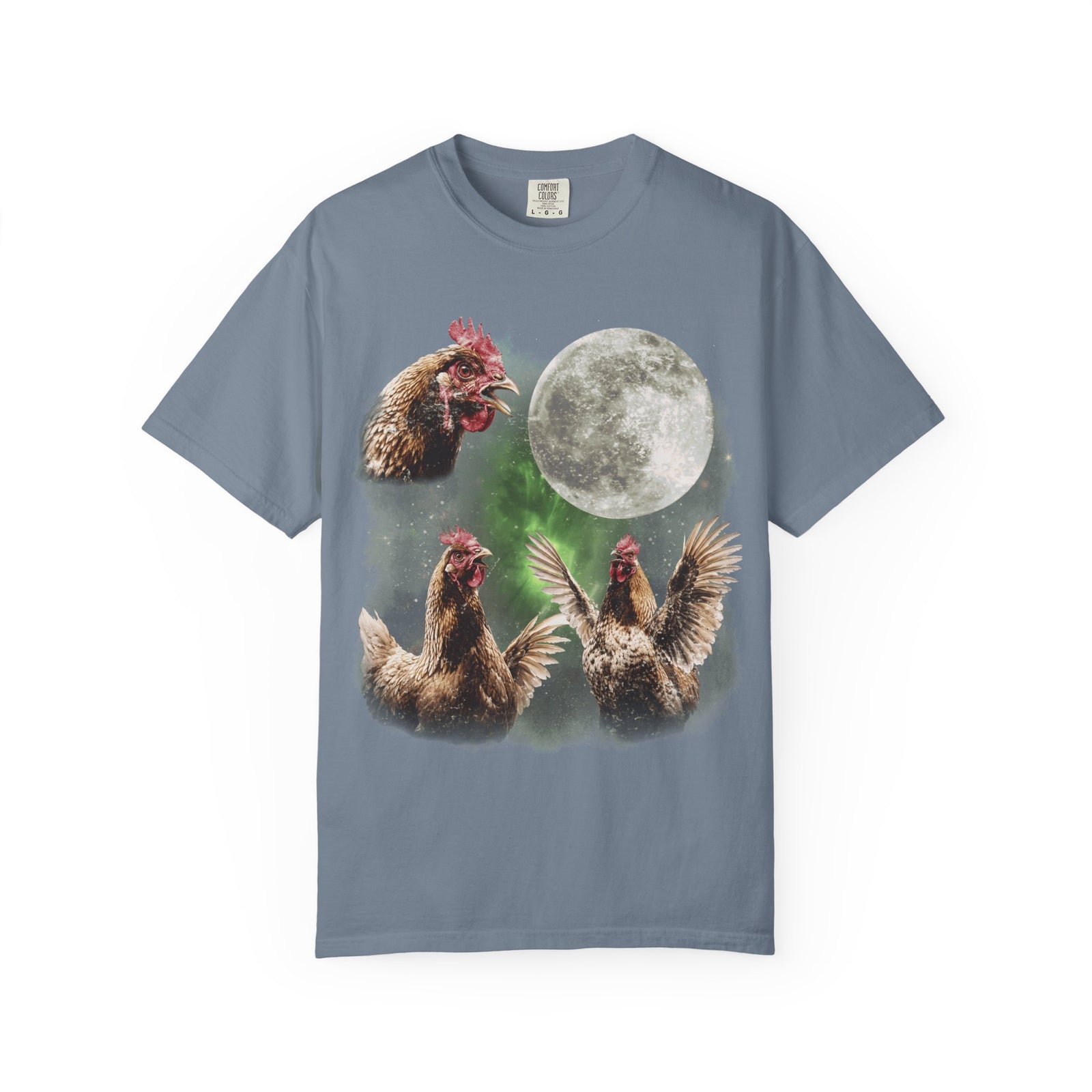 Howling Chickens Moon meme T-Shirt