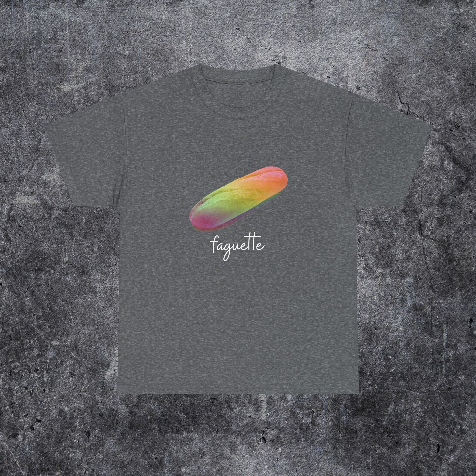 Funny Pride French Gay Joke Unisex Tee | LGBT Baguette joke T-Shirt