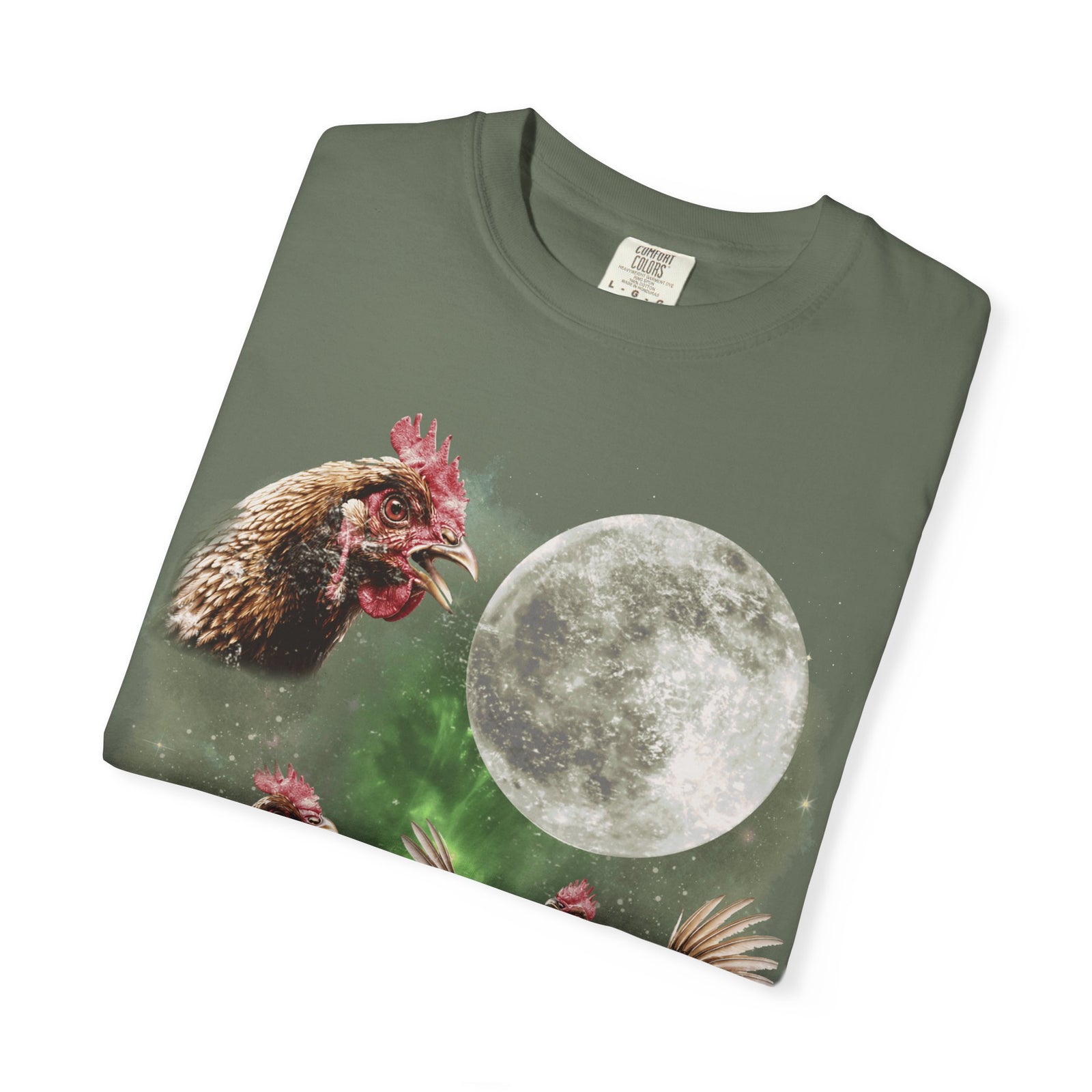 Howling Chickens Moon meme T-Shirt
