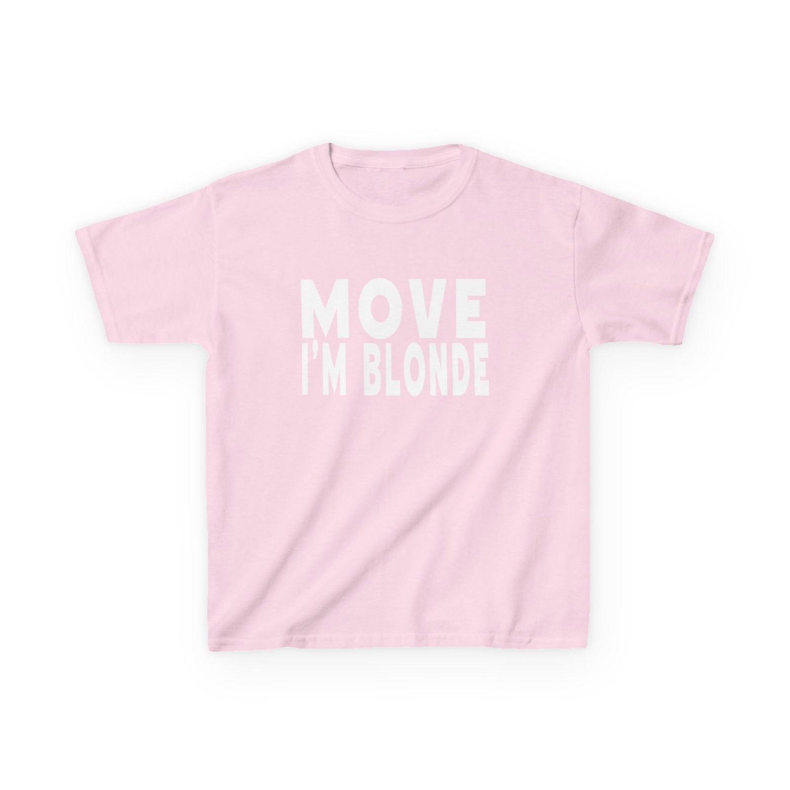 move i'm blonde Y2K aesthetic baby tee