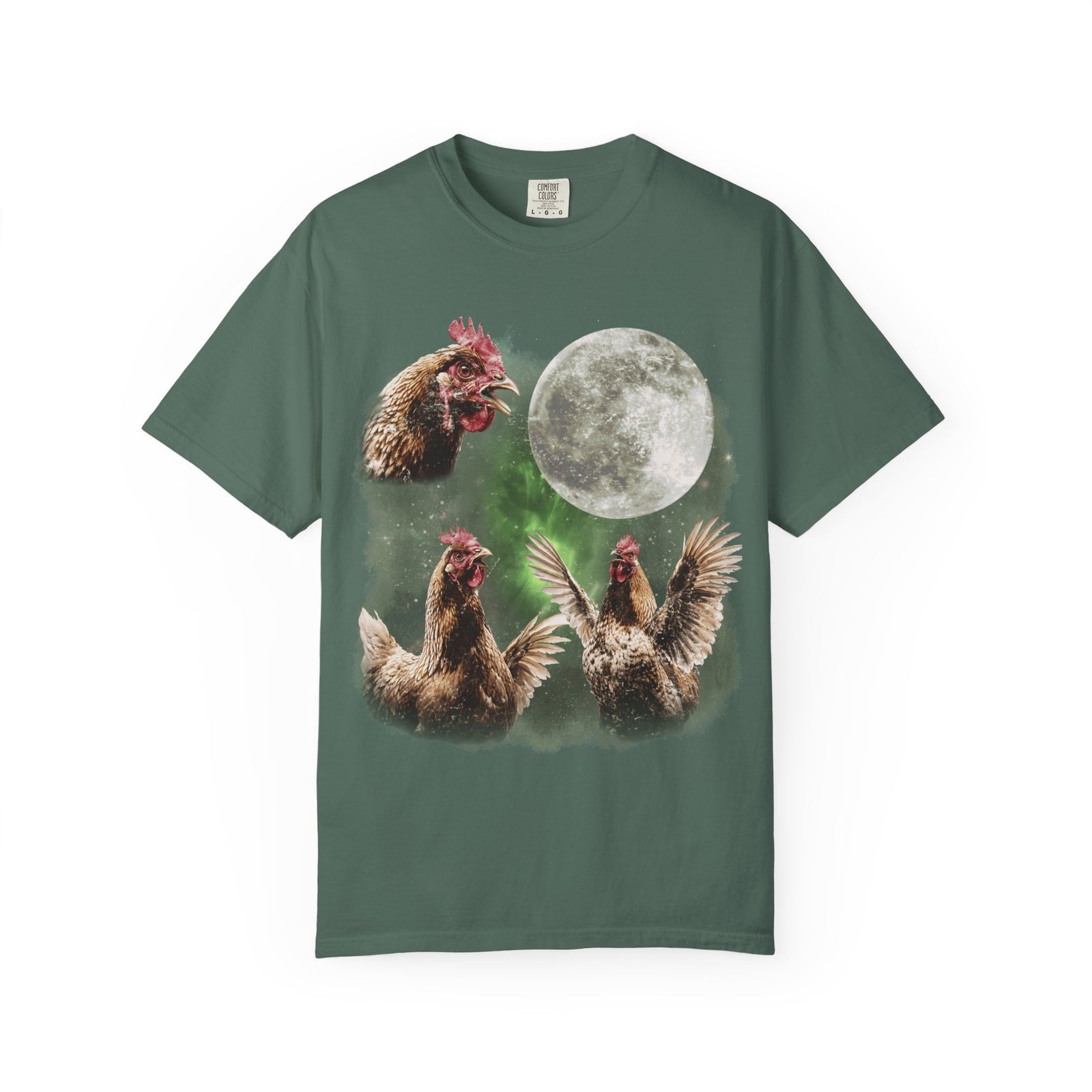 Howling Chickens Moon meme T-Shirt