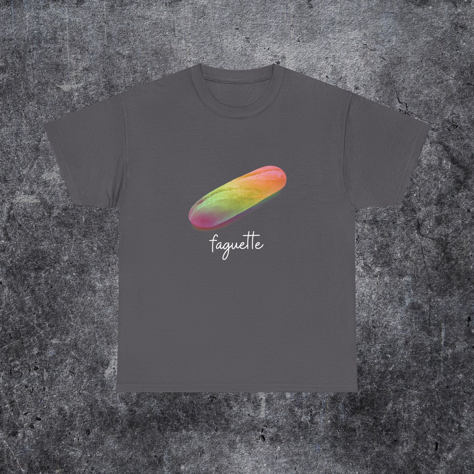 Funny Pride French Gay Joke Unisex Tee | LGBT Baguette joke T-Shirt