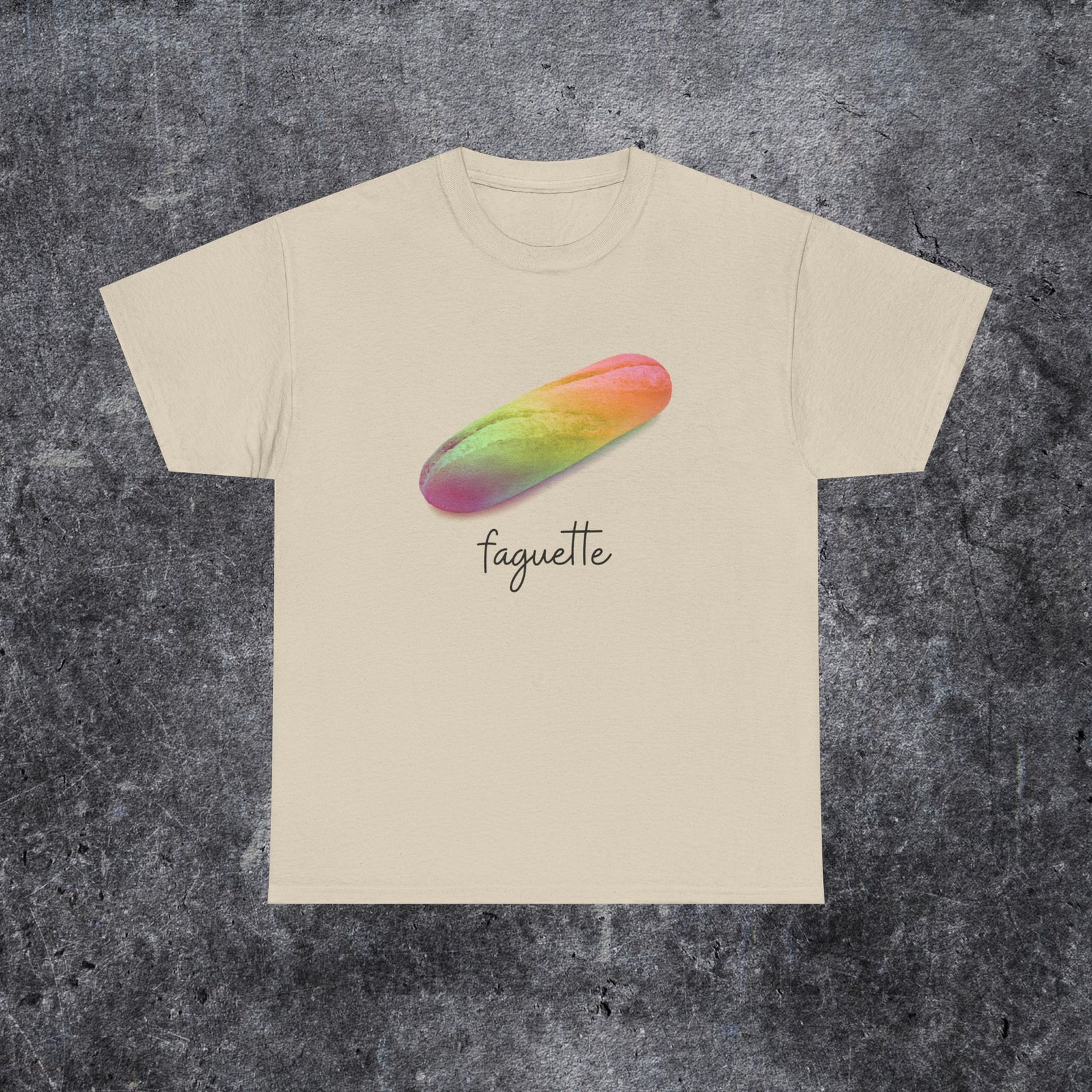 Funny Pride French Gay Joke Unisex Tee | LGBT Baguette joke T-Shirt