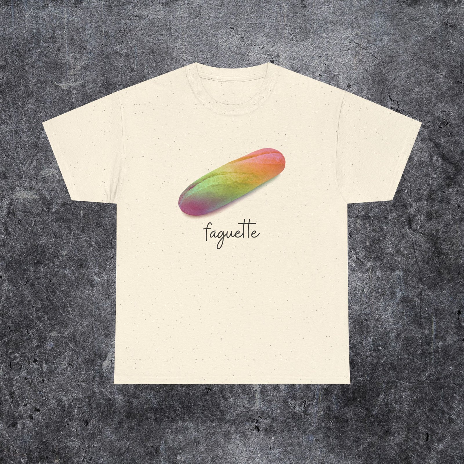 Funny Pride French Gay Joke Unisex Tee | LGBT Baguette joke T-Shirt
