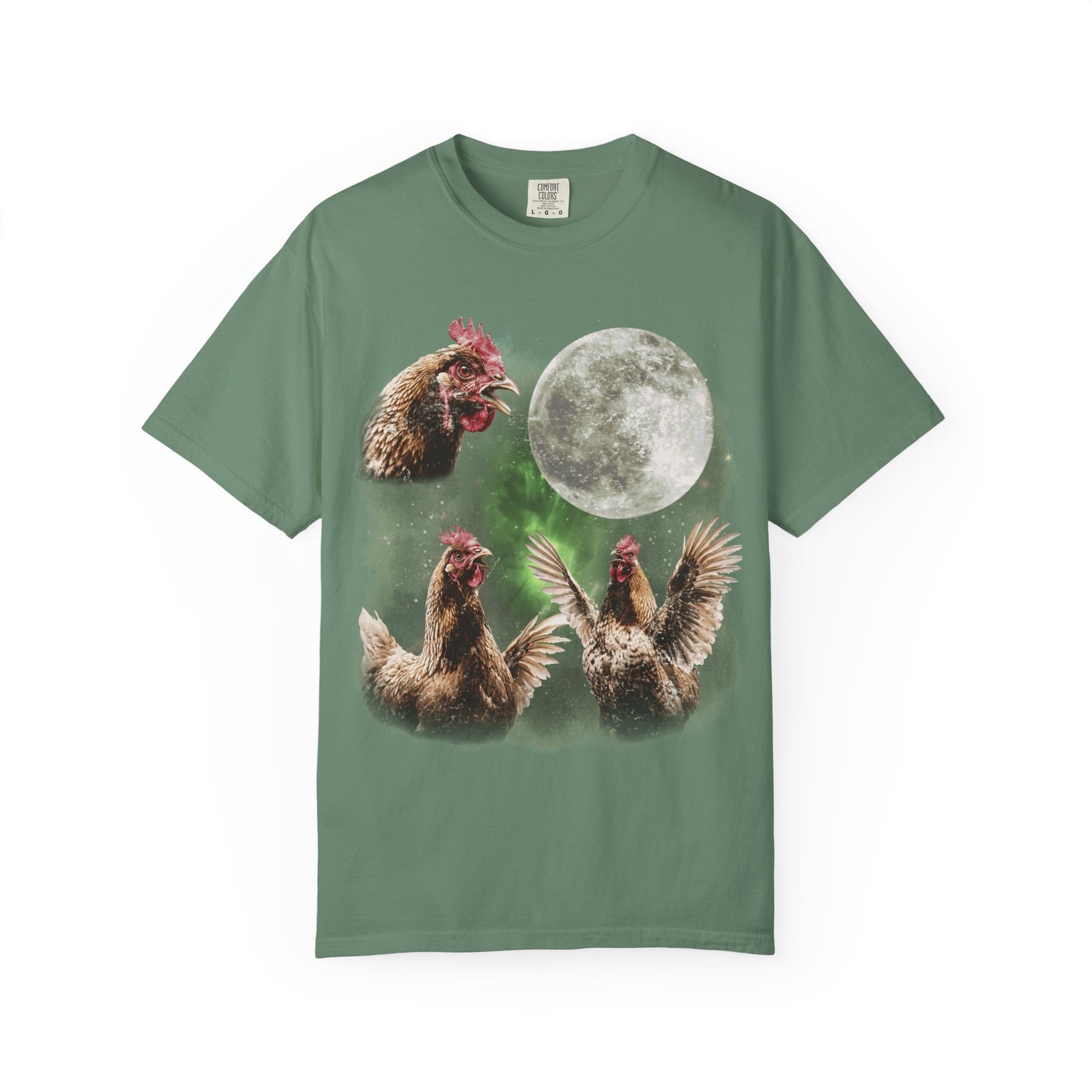 Howling Chickens Moon meme T-Shirt