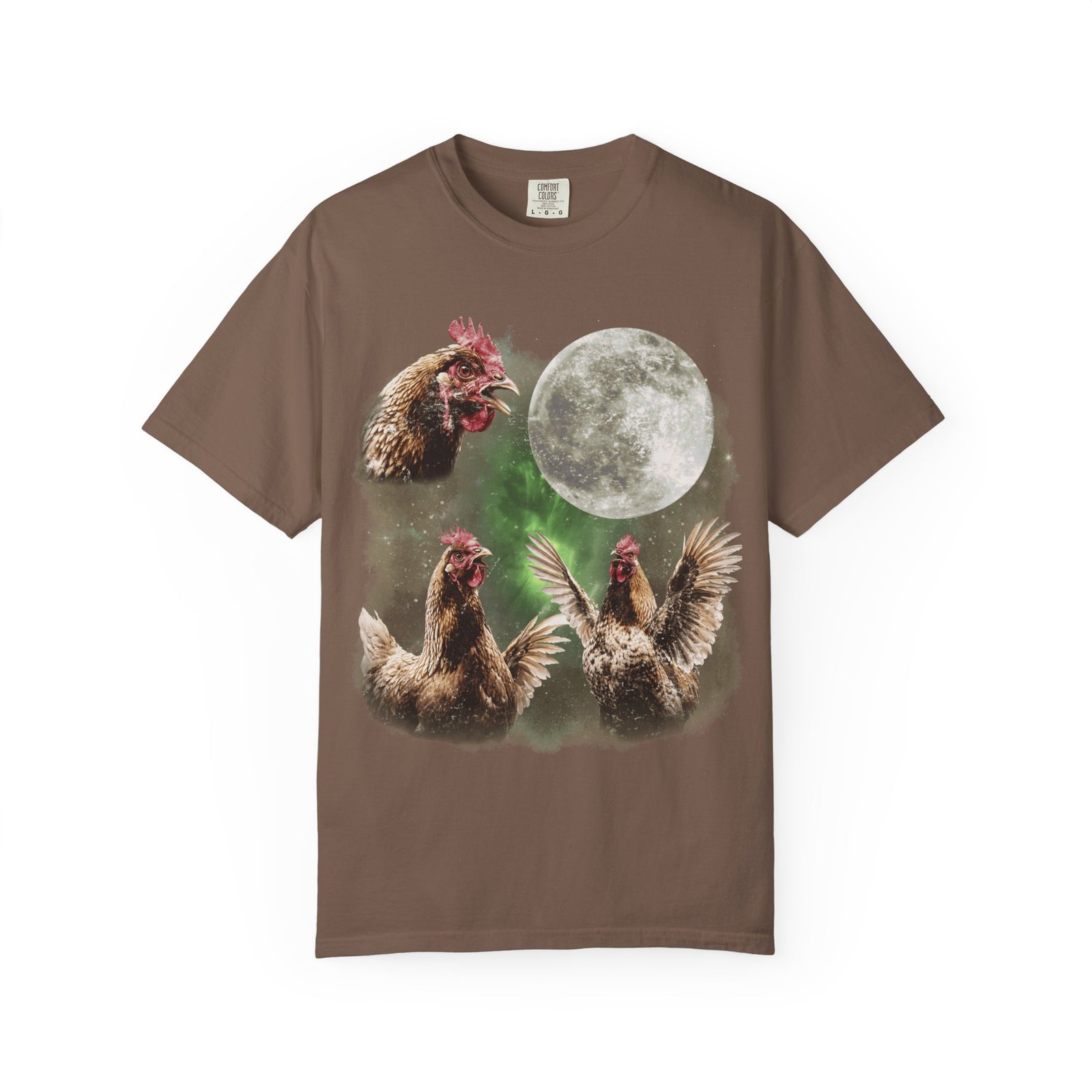 Howling Chickens Moon meme T-Shirt
