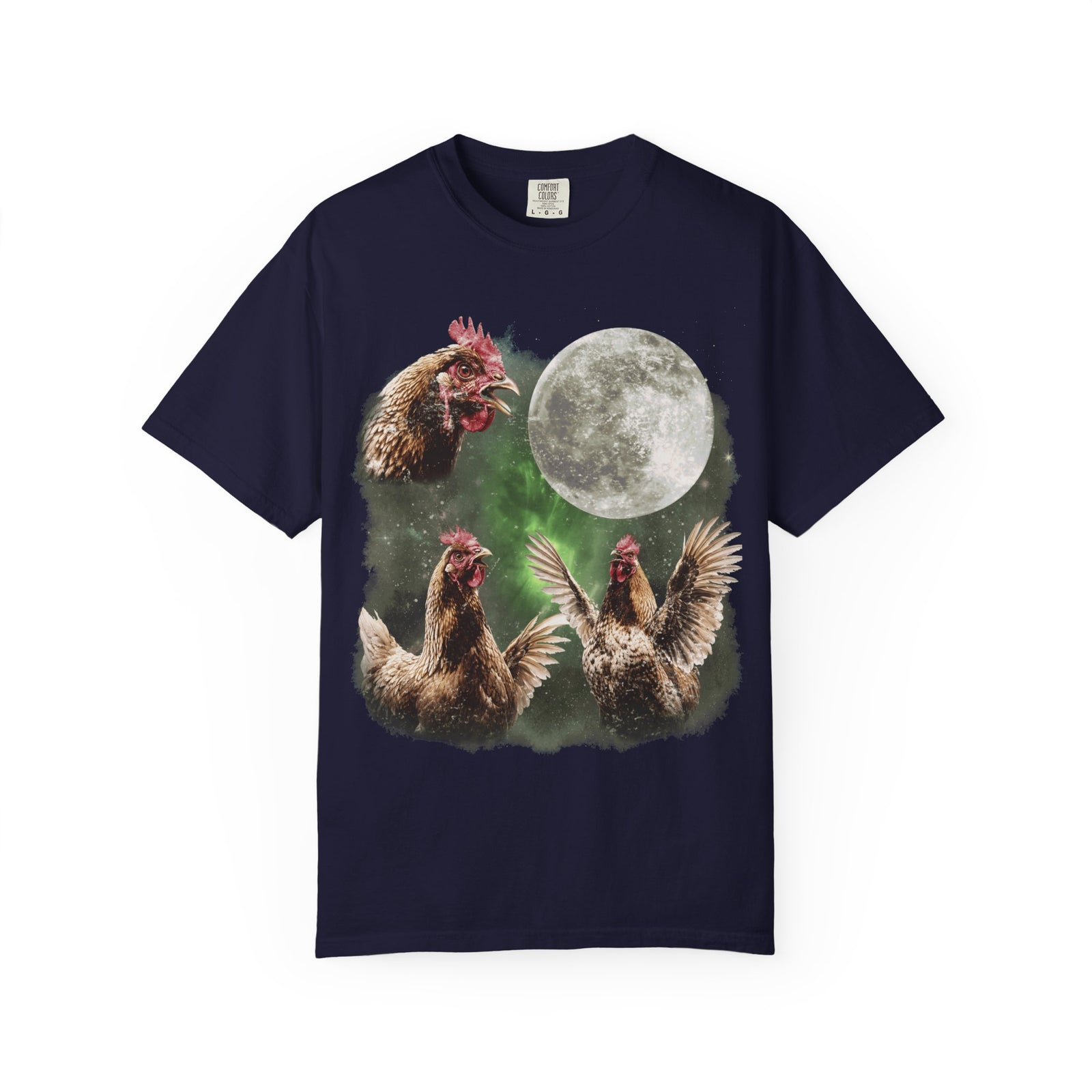 Howling Chickens Moon meme T-Shirt