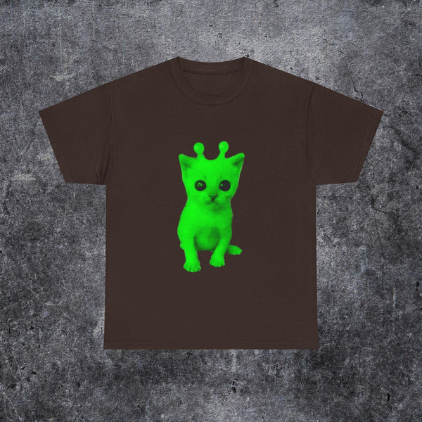 Silly Alien Cat T Shirt